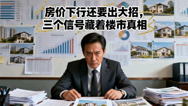 鼎冠策略 房价下行要出大招？这三个政策信号藏着楼市真相
